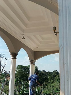 Ceiling gladding at our head offices Namawojjolo, Mukono