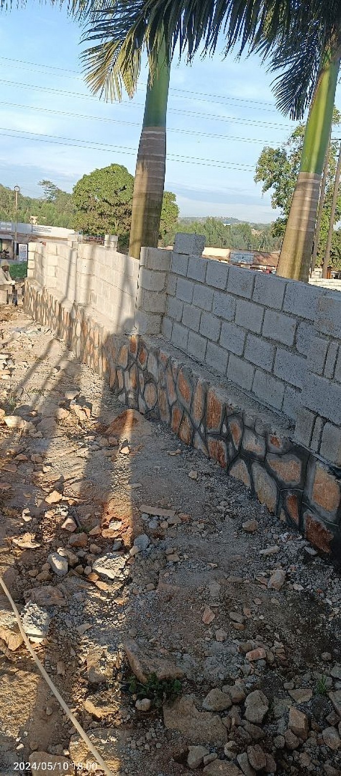 Wall fence at National Agricultural Research Laboratories -Kawanda